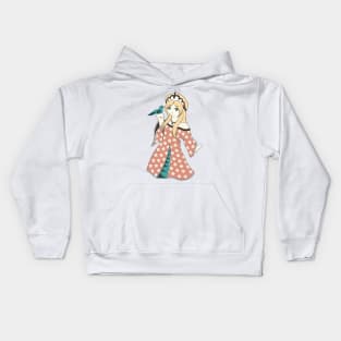 Princess and the Dove Kids Hoodie